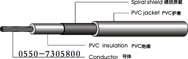 BVP ◆ 聚氯乙烯绝缘屏蔽电线